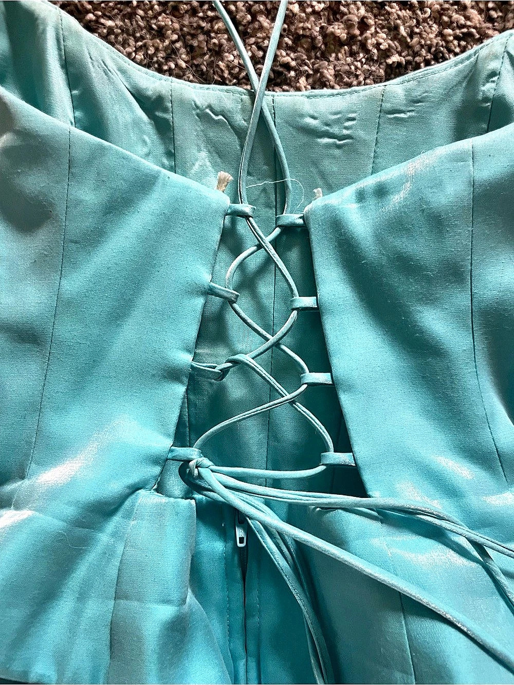 Blue Prom Dress - Picture 2 of 5